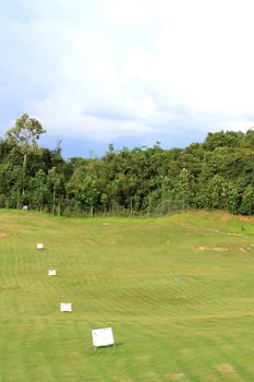 Landscape of golf field