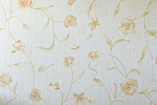 Flower wallpaper textile