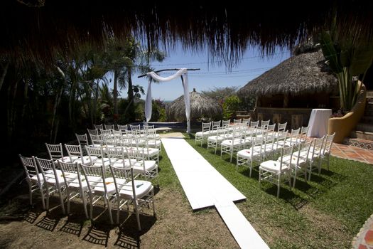 Tropical wedding in Mexico