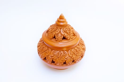 Rustic handmade on white background