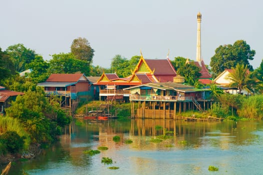Wat in Ayutthaya Thailand