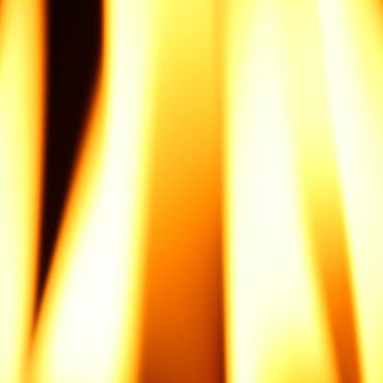 fire flame close up on black background