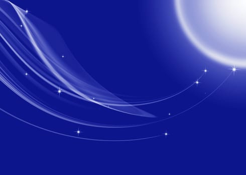 Abstract line texture blue background