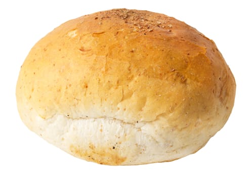bread on a white background