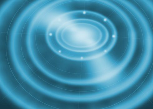 abstract wave blue green background