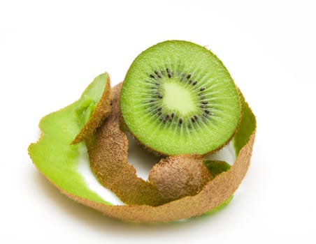 kiwi on a white background