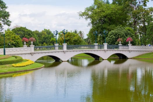 bridge in park