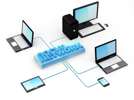 Home Electronic Devices connected to social network.

Note: All Devices design and all screen interface graphics in this series are designed by the contributor him self.