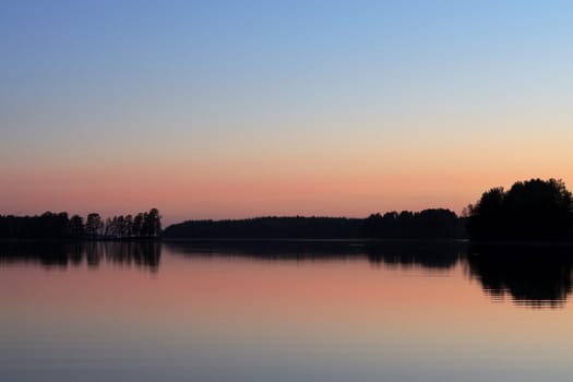 Beautiful Sunrise on Lake