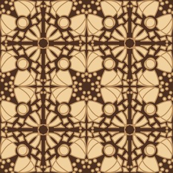 Brown tiles pattern for seamless wallpaper background