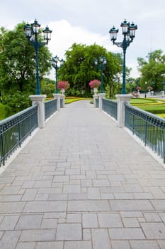 bridge in park