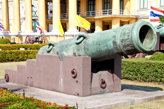 The ancient cannon in Thailand