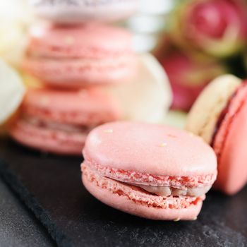 shaped macaroons for valentine's day or mother's day