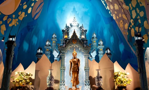 Image buddha interior of erawan museum