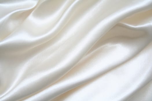 Smooth elegant white silk can use as background 