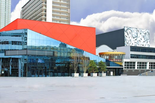 Concert hall and theater in The Hague. Netherlands.  Den Haag