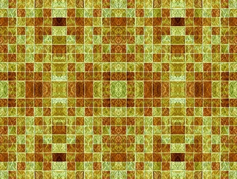 The vintage ceramic tiles wall decoration, retro background