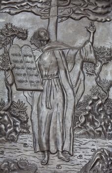 jesus silver carve art background