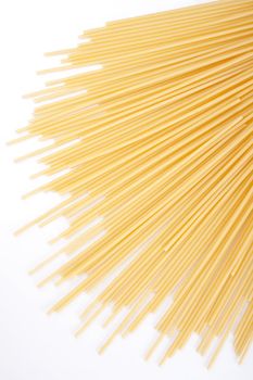 Pasta on isolated white background