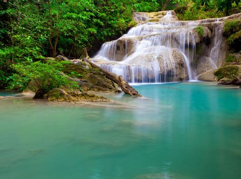 Eravan Waterfall in Thailand