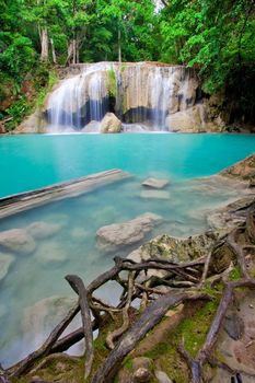 Eravan Waterfall in Thailand