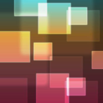 illustration, colored squares - abstract  background