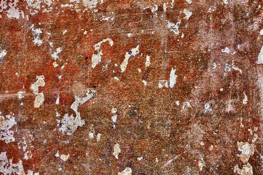 structure of an old wall with white stains