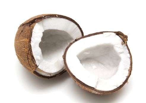coconut isolated on white background 