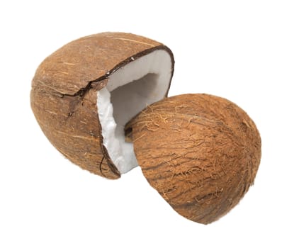 coconut isolated on white background 