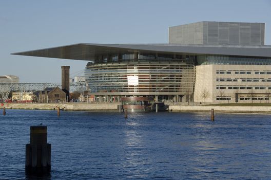 The Copenhagen Opera House, Operaen, seen from the side