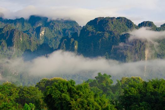 Mountain of Vang Vieng, Laos