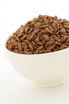 Delicious and nutritious cocoa-flavored, crisped rice cereal, served in a beautiful French Cafe au Lait Bowl