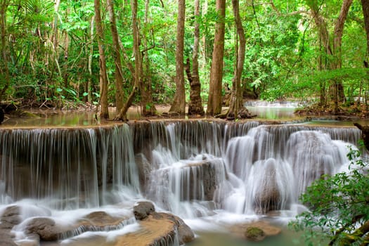 Deep forest Waterfall in Thailand