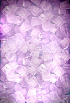 abstract Purple ice cube background for a hot summer