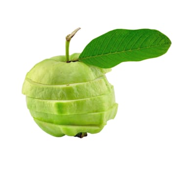 Fresh of Guava fruit on white background