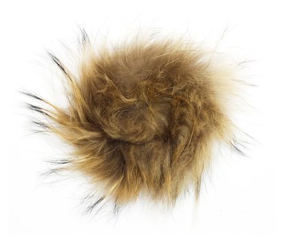 fur on white background