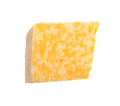 piece of cheese isolated on a white background 