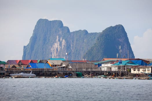 Fishermen's Village, on the Coast of Thailand