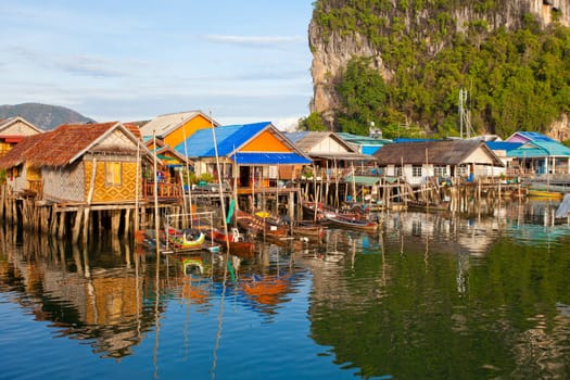 Fishermen's Village, on the Coast of Thailand
