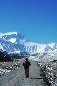Landscape of the Mount Everest Base Camp