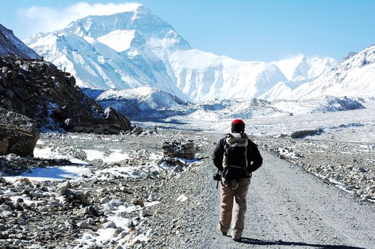 Landscape of the Mount Everest Base Camp