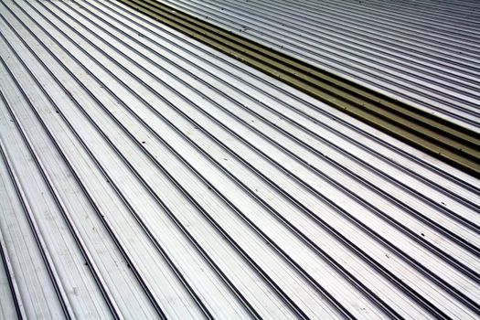 Background roof made of steel 