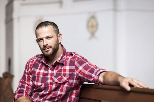 An image of a handsome man with a beard