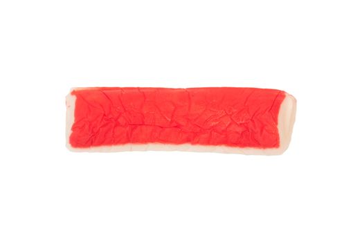 fish meat stick isolated 