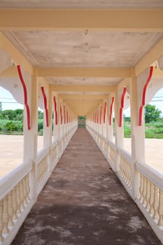 Corridor in Wat thai
