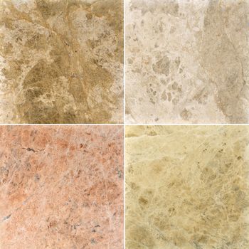 Four different marble texture   high res