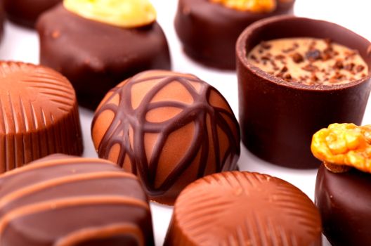 delicious chocolate pralines