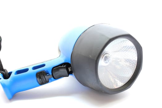 Black and blue light used for scuba diving.