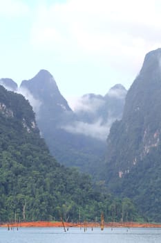 Khao-Sok, the popular national park of Thailand