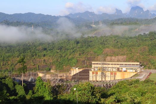 Hydro Power Electric Dam in Thailand